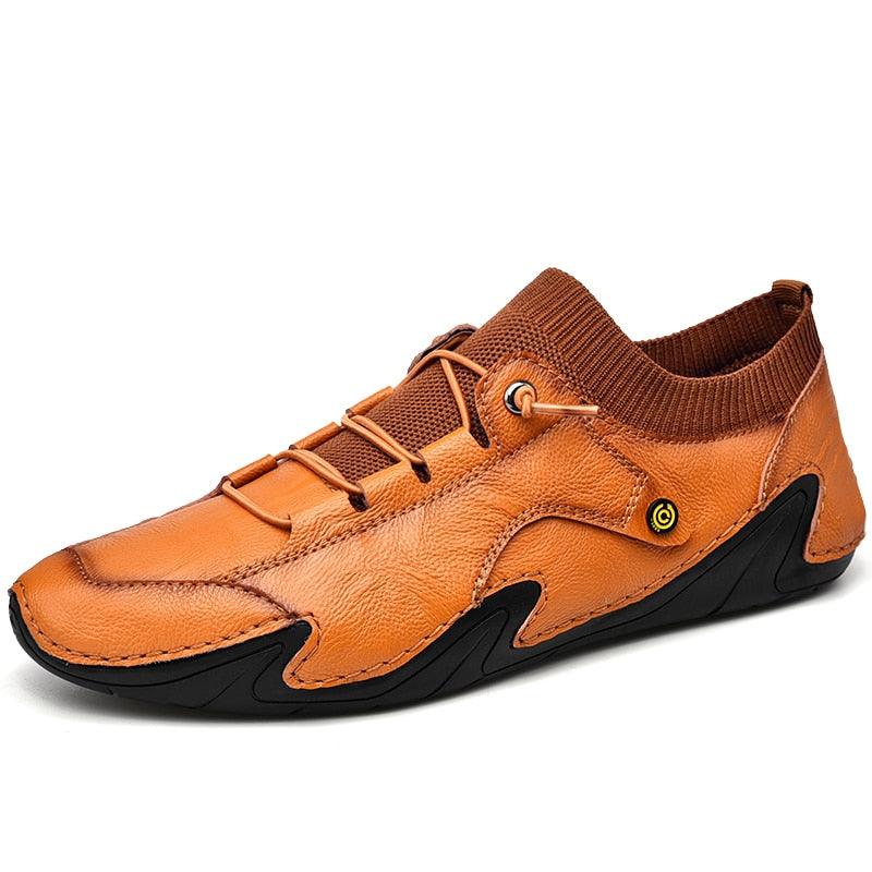 Great Casual Men Loafers Octopus Shoes - Breathable Moccasins Flats Drive Shoes -Leather Men Luxury Sneakers Black White Brown (MSC3)(MSC7)(MSA1)(MCM)(MSA2)(1U12) - Deals DejaVu