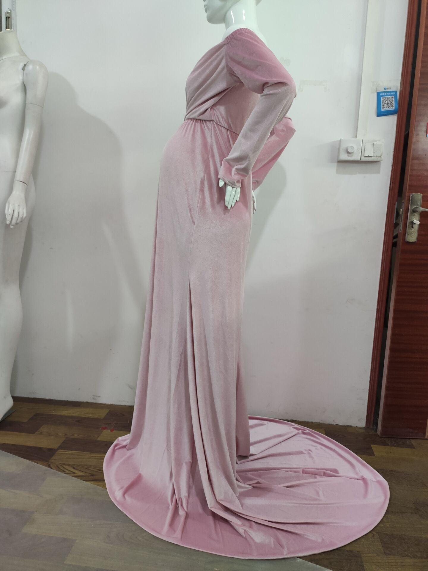 Great Winter Pregnancy Dress - Long Tail Maternity Dresses for Photo Shoot - Long Dress Gown Color Photography(1U5)(Z6)(Z8)(1Z1)(2Z1)(3Z1)(4Z1)(7Z1)