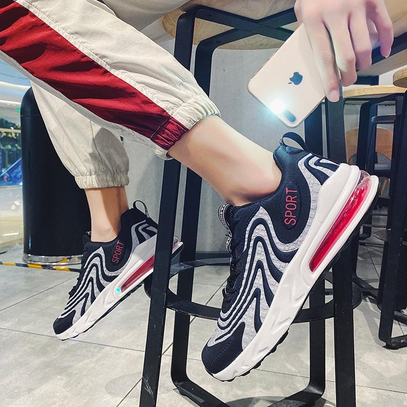 Cool New Men Chunky Sneakers Lace-up Flat Casual Shoes with Platform - Stylish Mixed Color Breathable Adult Male Tenis Footwear (MSC3)(MSC7)(MSA1)(MCM)(MSA2)(1U12) - Deals DejaVu
