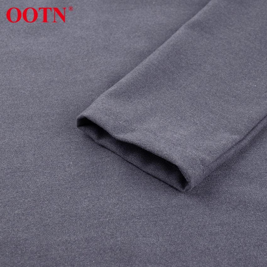 Amazing Office Work Trousers Ladies High Waist Gray Pants - Women Autumn Winter Woolen Pocket Casual Pencil Pants Female Fashion (BP)(1U25) - Deals DejaVu