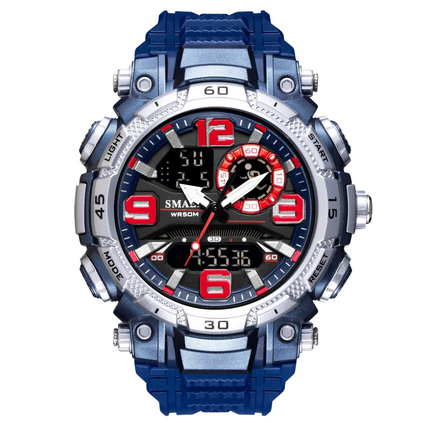 Quartz Watch For Men - Waterproof Stopwatch LED - Male Clock - Sport Watches Men relogio masculino Digital (MA9)(RW)(1U84)