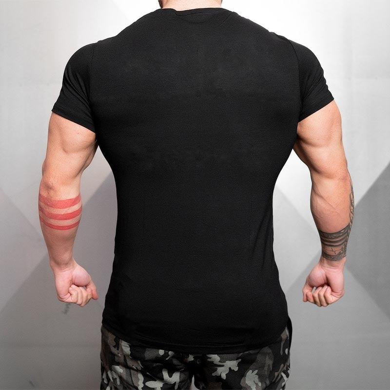 Top Brand Solid Clothing Gyms t-shirt - Mens Fitness Tight t-shirt Cotton Slim fit t shirt men Bodybuilding Summer (TM8)(1U8)(TM7)(1U101)(1U100)