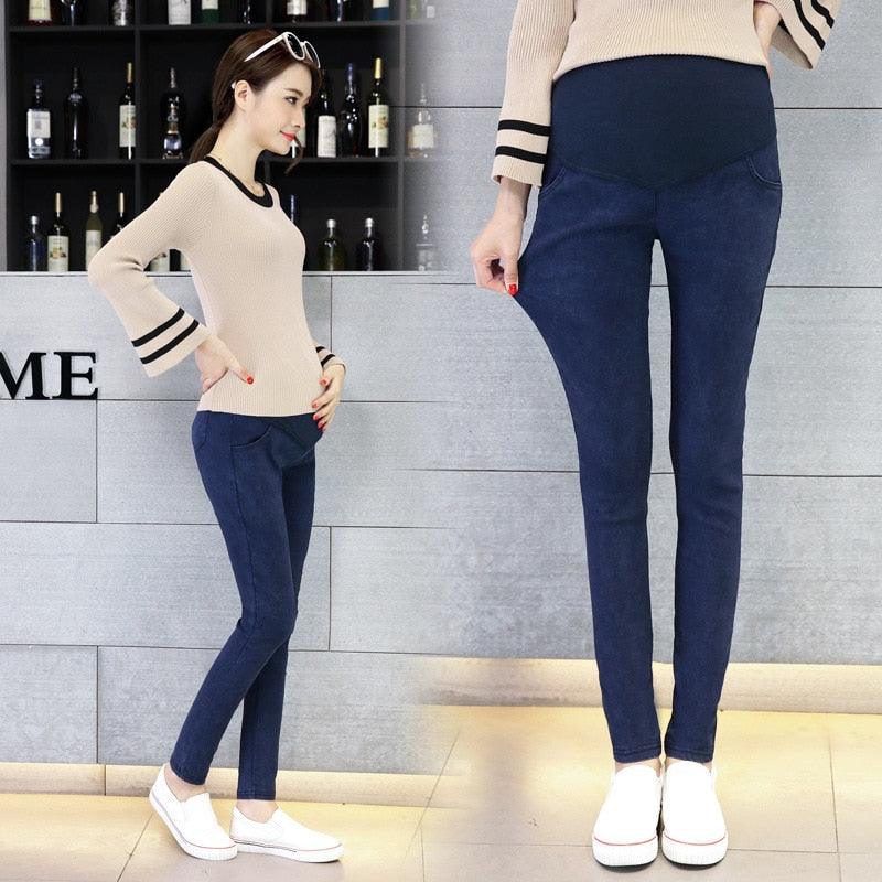 Great Denim Jeans Maternity Pants For Pregnant Women - Clothes Nursing Pregnancy Leggings Trousers (2Z7)(7Z2)(1U4) (Z2)