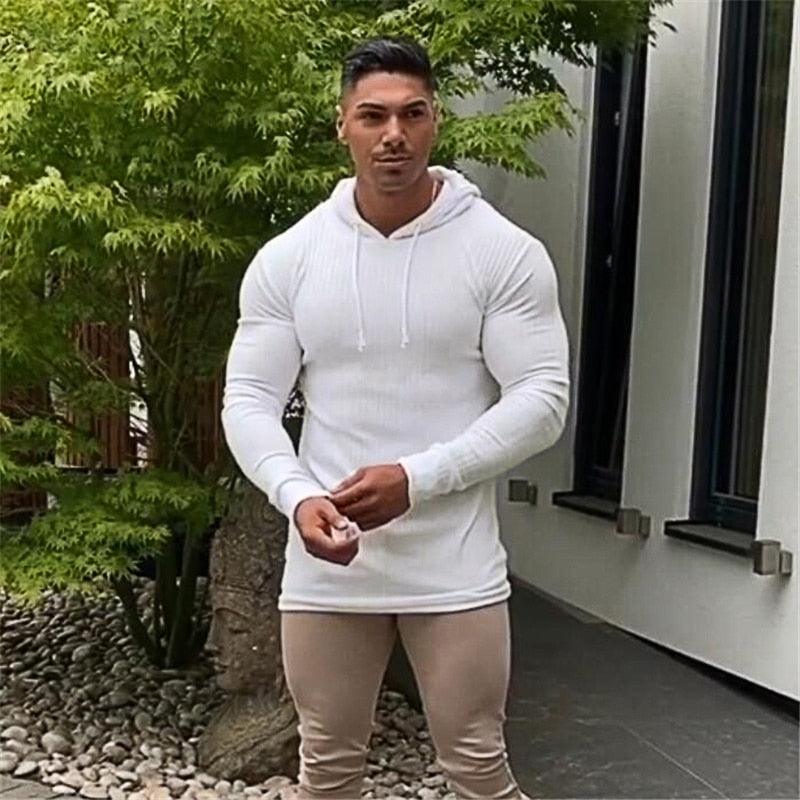 New Fashion Winter Hooded Sweater - Men Warm Turtleneck - Mens Sweaters - Slim Fit Pullover Men Classic Sweaters (TM5)(CC1)(1U100)(TM7)(1U101)(1U100)