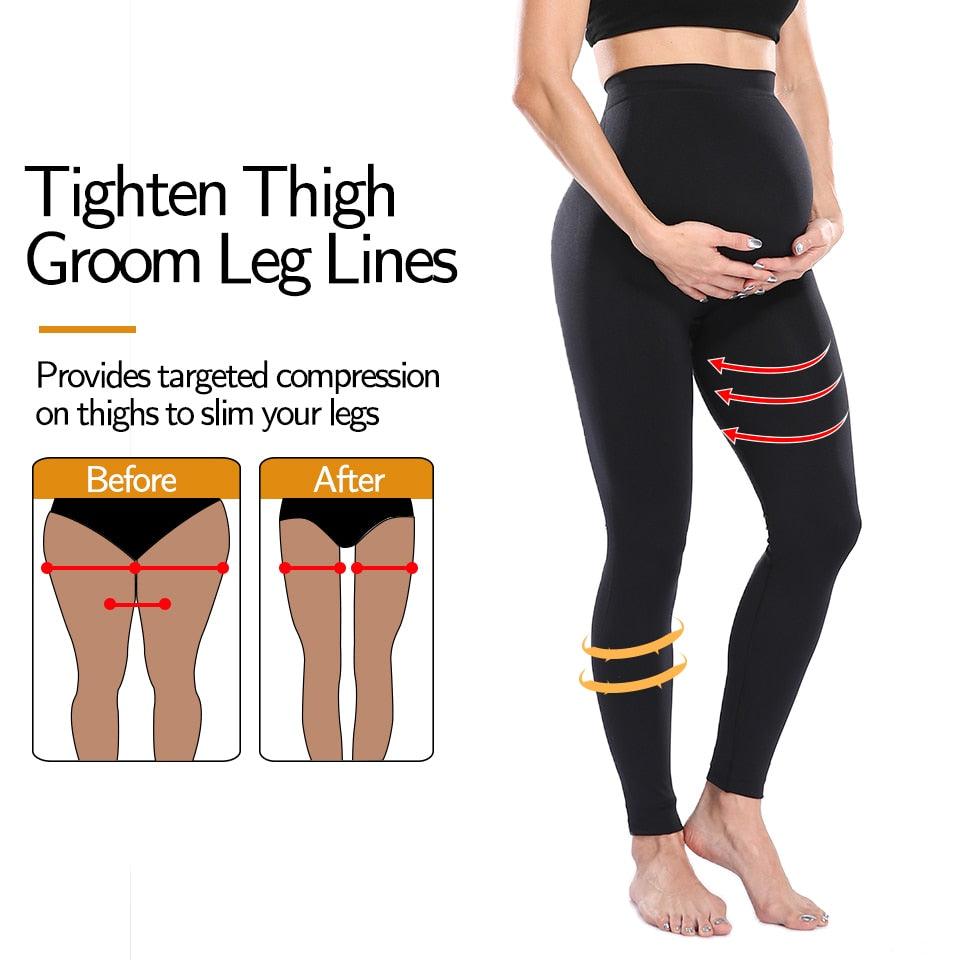 Nice Maternity Leggings - High Waist Belly Support - Leggings for Pregnant Women - Pregnancy Skinny Pants Body Shaping Postpartum Trousers (D6)(2Z7)(F6)(1U4)(7Z2) - Deals DejaVu