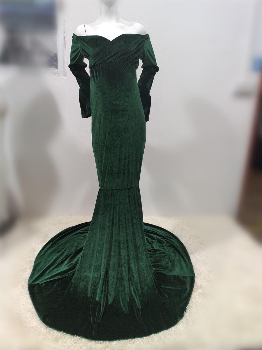 Trending Shoulderless Maternity Dresses For Photo Shoot -Sexy Long Pregnancy Dress - Maxi Gown Photography(1U5)(Z6)(Z8)(1Z1)(2Z1)(3Z1)(4Z1)(7Z1)