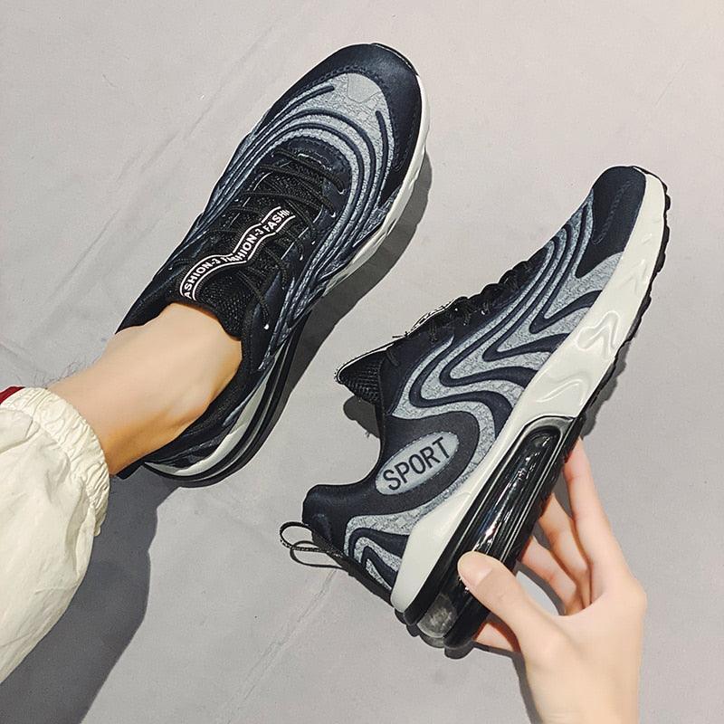 Cool New Men Chunky Sneakers Lace-up Flat Casual Shoes with Platform - Stylish Mixed Color Breathable Adult Male Tenis Footwear (MSC3)(MSC7)(MSA1)(MCM)(MSA2)(1U12) - Deals DejaVu