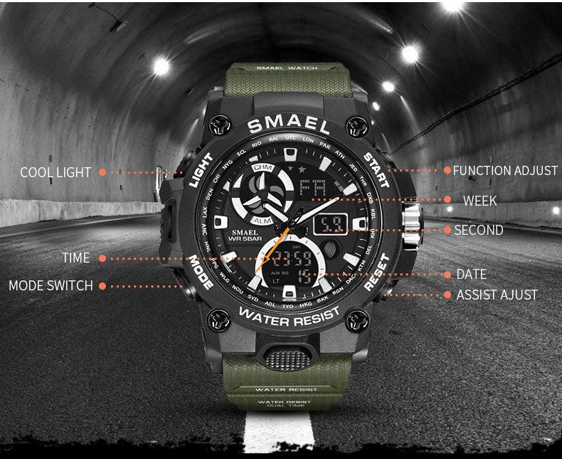 Amazing Sport Watch Men Brand - Toy Mens Watches Military Army Waterproof Wristwatches 8011 Fashion Men Watches Sport (MA9)(RW)(1U84)