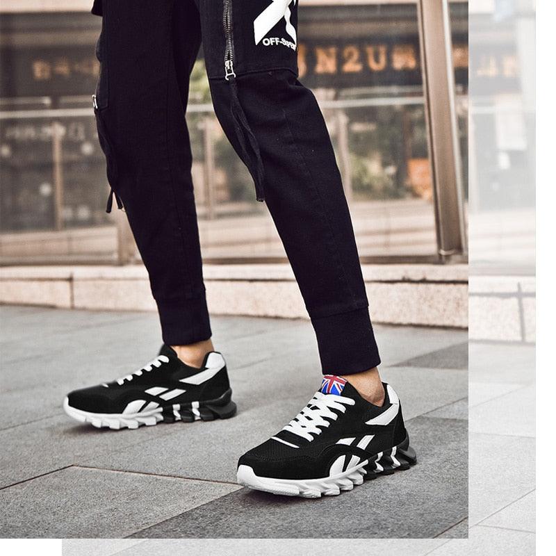 Spring Autumn Sneakers for Men - Plus Size 46 Running Shoes - Air Mesh Outdoor Sports Shoes Breathable Shoes Man White Black Blue (MSC3)(MSC7)(MSA1)(MCM)(MSA2)(1U12) - Deals DejaVu