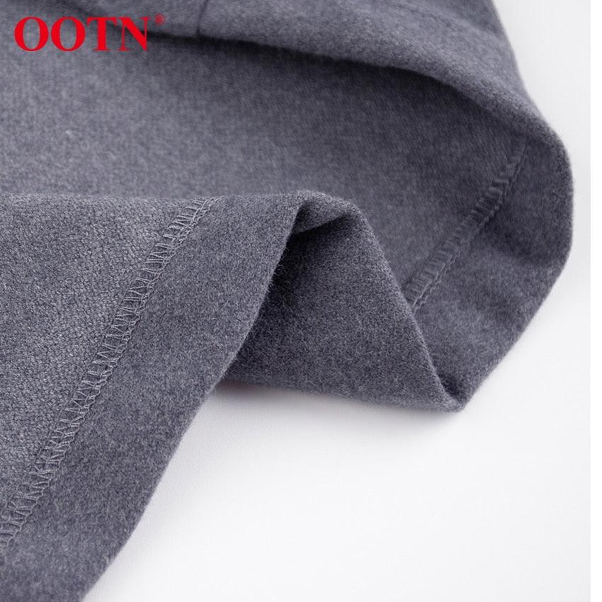 Amazing Office Work Trousers Ladies High Waist Gray Pants - Women Autumn Winter Woolen Pocket Casual Pencil Pants Female Fashion (BP)(1U25) - Deals DejaVu