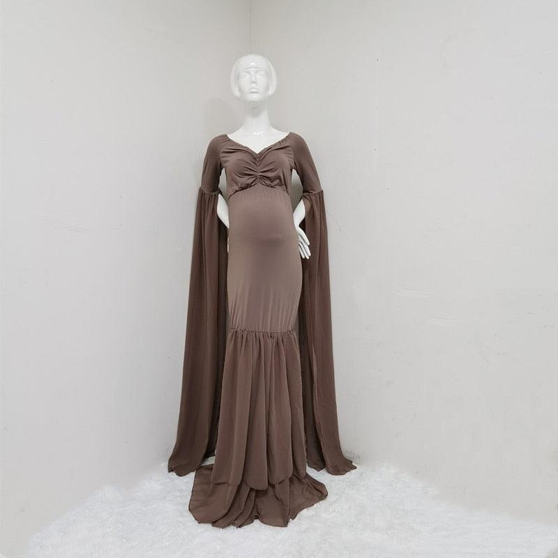 Gorgeous Sexy Maternity Photography Props Long Dress For Pregnant Women - Fancy Dress (1U5)(Z6)(Z8)(1Z1)(2Z1)(3Z1)(4Z1)(7Z1)