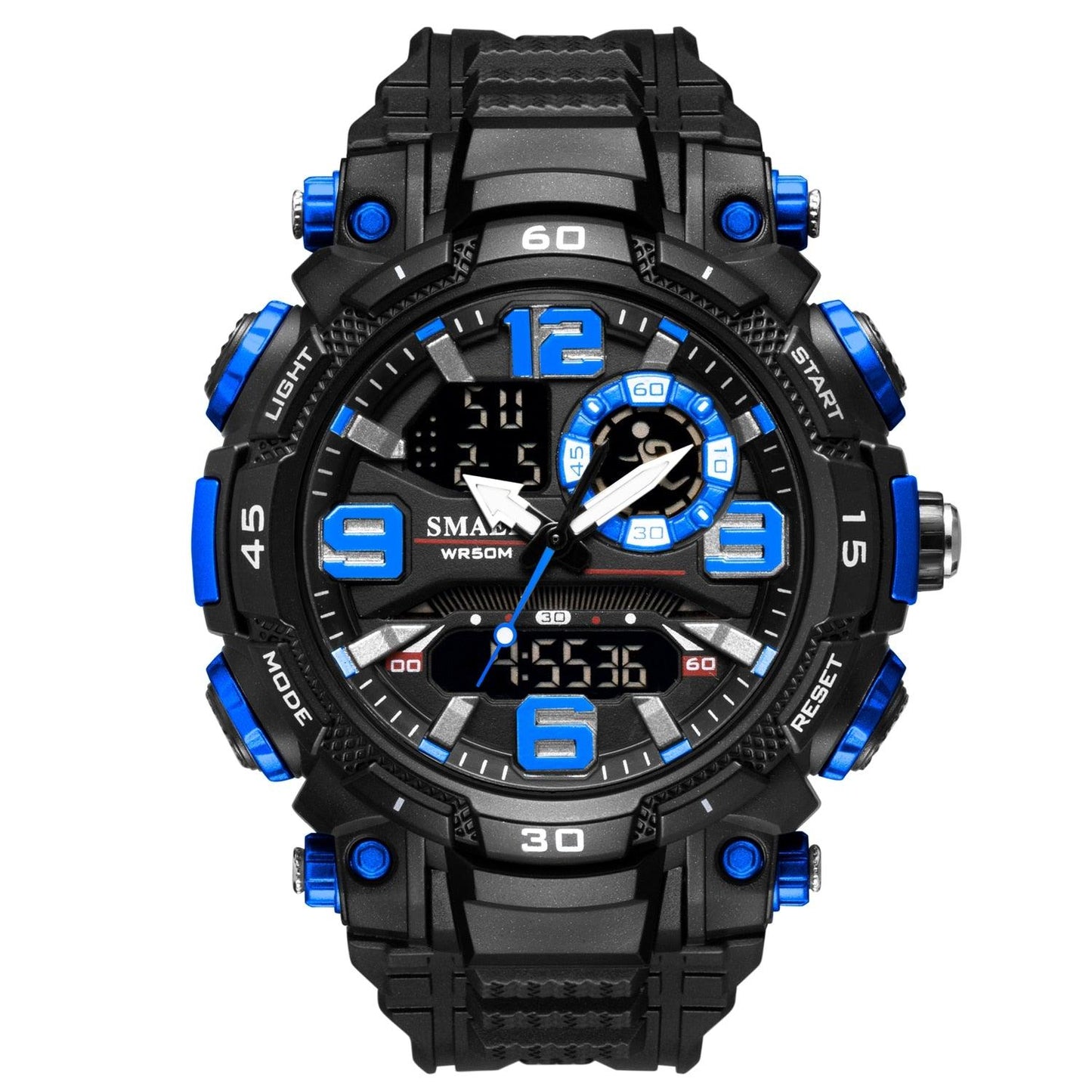 Quartz Watch For Men - Waterproof Stopwatch LED - Male Clock - Sport Watches Men relogio masculino Digital (MA9)(RW)(1U84)