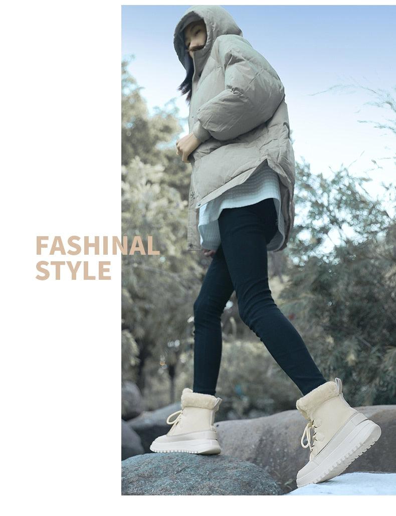 Snow Boots Outdoor Non-slip Sneakers - Plush Warm Woman Waterproof Winter Boots - Women Platform Ankle Boots (BB2)(CD)(WO4)(BB5)(F38)(3U38) - Deals DejaVu