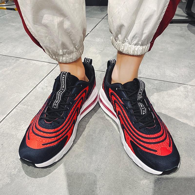 Cool New Men Chunky Sneakers Lace-up Flat Casual Shoes with Platform - Stylish Mixed Color Breathable Adult Male Tenis Footwear (MSC3)(MSC7)(MSA1)(MCM)(MSA2)(1U12) - Deals DejaVu