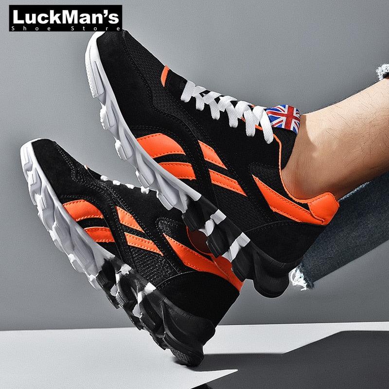 Spring Autumn Sneakers for Men - Plus Size 46 Running Shoes - Air Mesh Outdoor Sports Shoes Breathable Shoes Man White Black Blue (MSC3)(MSC7)(MSA1)(MCM)(MSA2)(1U12) - Deals DejaVu