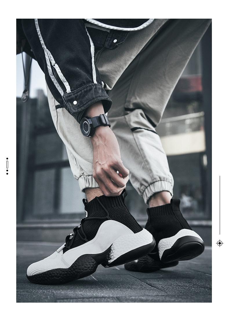 Great Men Sneaker - Soft Casual Shoes - Sock Shoes Fashion plus size 45 46 47 48 Tenis Masculino Adulto High Top Man Flat Shoes (MSC3)(MSC7)(MSA1)(MCM)(MSA2)(1U12) - Deals DejaVu