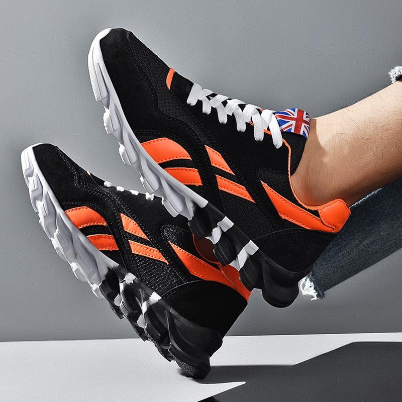 Spring Autumn Sneakers for Men - Plus Size 46 Running Shoes - Air Mesh Outdoor Sports Shoes Breathable Shoes Man White Black Blue (MSC3)(MSC7)(MSA1)(MCM)(MSA2)(1U12) - Deals DejaVu