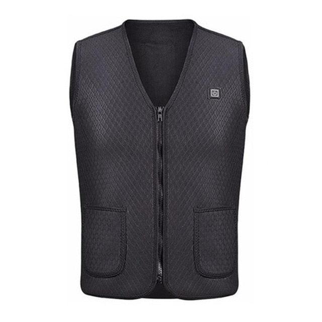 Trending Heated Vest - Men's Women Electric Heating Jacket - USB Charging Warmer Winter Sports Tank Top (1U100)(1U8)