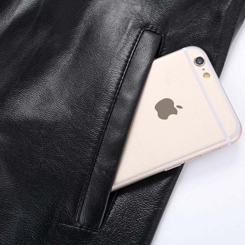 Gorgeous Fit and flare faux leather coat - Notched lapel long sleeve puff sleeve Skirted Black Elegant leather blazer- slim fit (TB8B)(TB8A)(TP3)(1U23) - Deals DejaVu