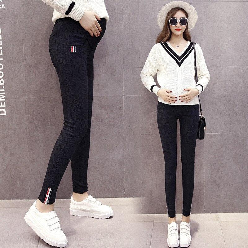 Great Denim Jeans Maternity Pants For Pregnant Women - Clothes Nursing Pregnancy Leggings Trousers (2Z7)(7Z2)(1U4) (Z2)