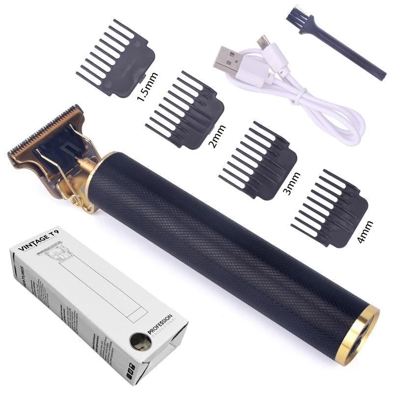 Great T9 Hair Clipper Professional Electric Hair Trimmer 0mm - Baldheaded Cutter - Beard Shaving Hair Cutting Machine (BD6)(1U45)(F45)