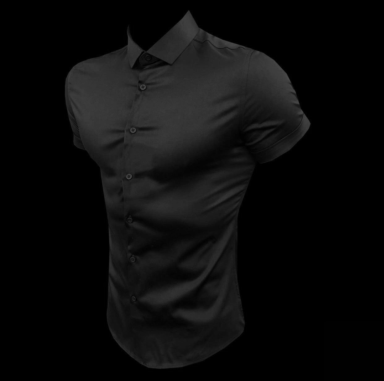 Great Summer Fashion Slim Fit Button Short Sleeve Shirts - Men Casual Sportswear Dress Shirt (TM1)(T2G)(1U8)(TM8)