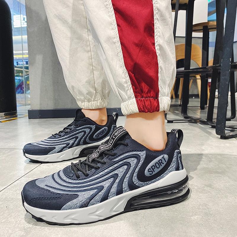 Cool New Men Chunky Sneakers Lace-up Flat Casual Shoes with Platform - Stylish Mixed Color Breathable Adult Male Tenis Footwear (MSC3)(MSC7)(MSA1)(MCM)(MSA2)(1U12) - Deals DejaVu
