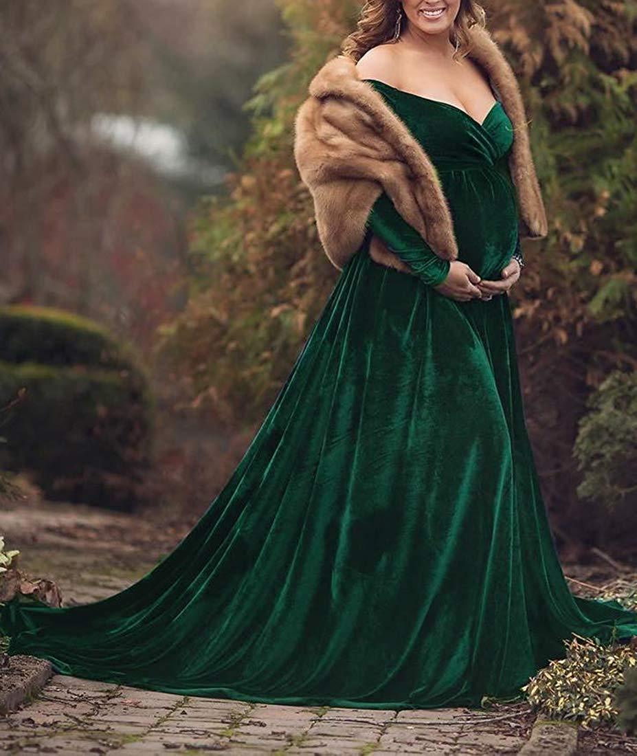 Great Winter Pregnancy Dress - Long Tail Maternity Dresses for Photo Shoot - Long Dress Gown Color Photography(1U5)(Z6)(Z8)(1Z1)(2Z1)(3Z1)(4Z1)(7Z1)