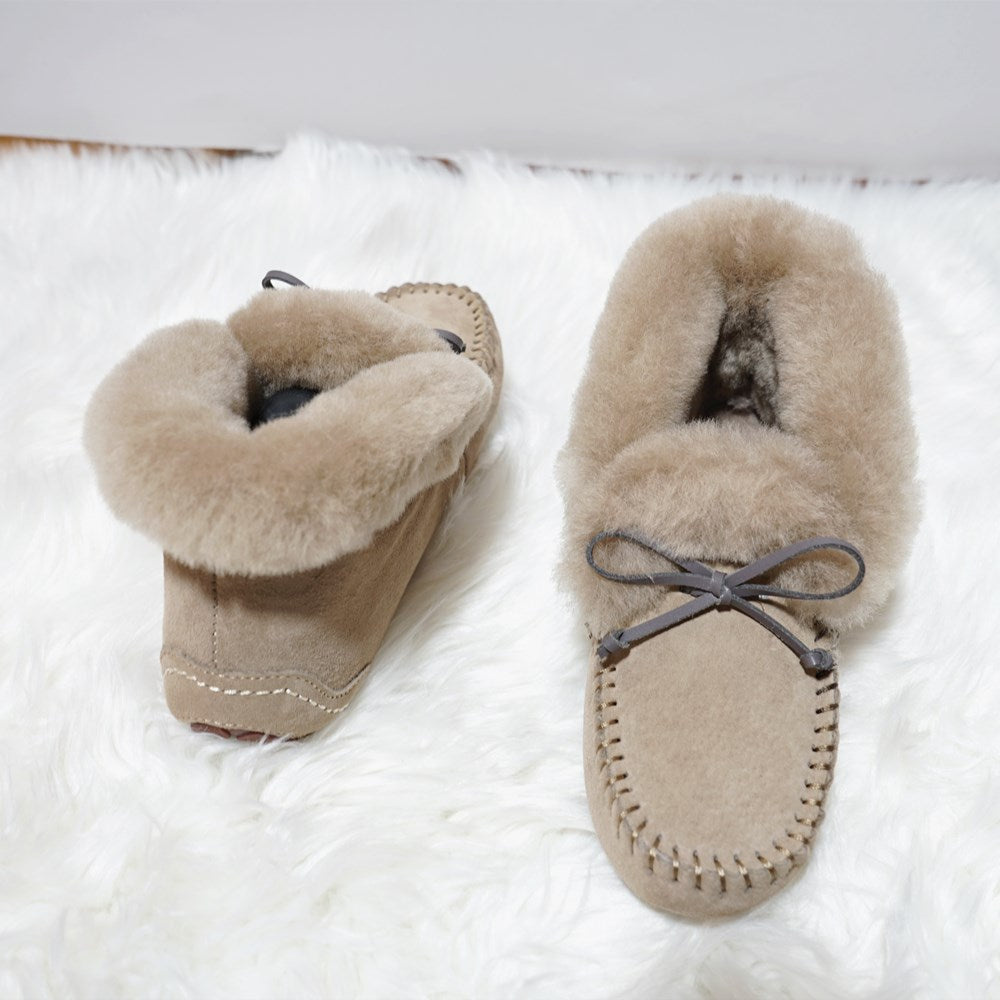 Amazing 100% Genuine Leather waterproof women flat shoes - comfortable winter warm natural fur snow shoes fashion non-slip (FS)(CD)(1U40)(1U38)(1U107)