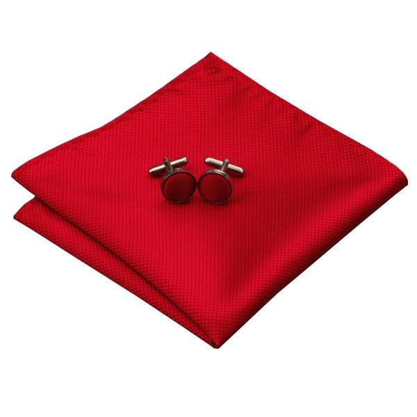 100% Silk Men's Tie Set 8.5cm - Wedding Gift Box Ties - New Design Hanky Cufflinks Set (MA2)(F17)