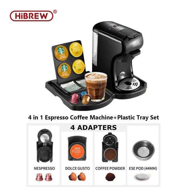 3 in 1 & 4 in 1 multiple capsule espresso coffee machine, pod coffee maker (H2)(1U59)(F59)