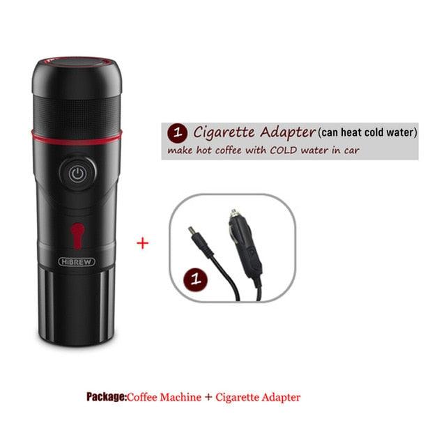Portable Coffee Machine for Car - DC12V Expresso Maker - Coffee Powder (H2)(1U59)