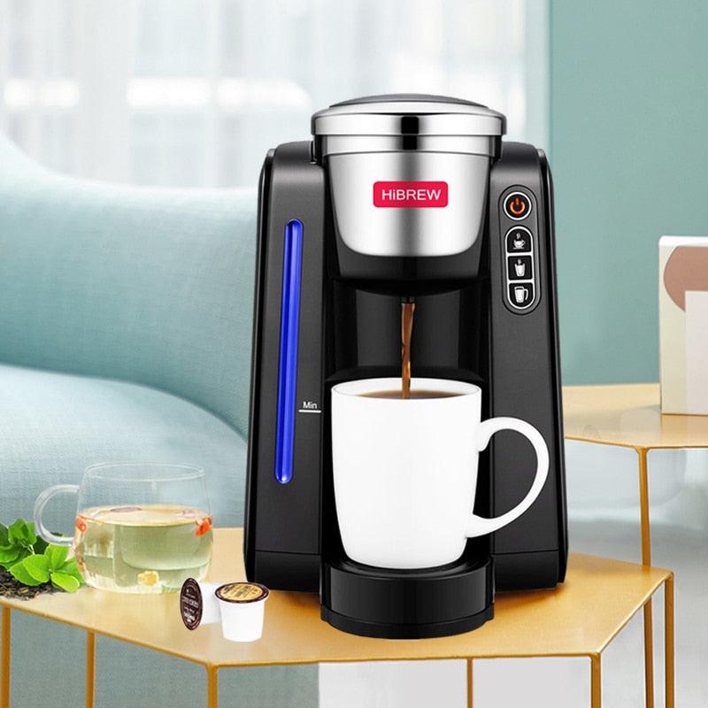 Filter Coffee Machine K-Cup brewer, Kcup Single Cup Coffee Maker Capsule Coffee Machine Automatic Coffee Maker (H2)(1U59)