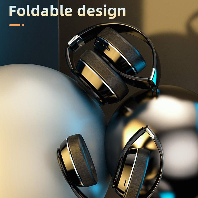 Amazing Headphones - Wireless Bluetooth 5.0 Foldable Support TF Card/FM Radio/Bluetooth AUX Mode Stereo Headset With Mic (AH2)(RS8)(F49)
