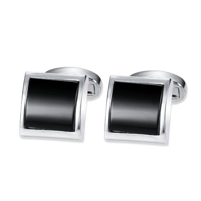 Trending Cufflinks For Mens -Glass Cuff Links Men Shirt Cuffs (MA4)
