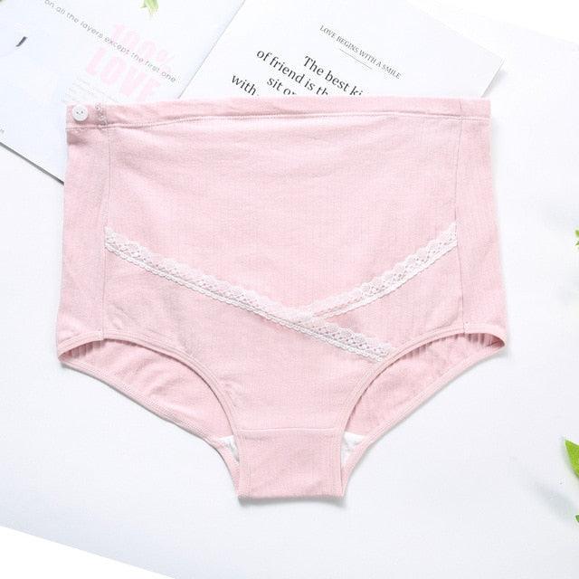 High Waist Maternity Underwear - Pregnant Cotton Breathable Belly Support Women Panties - Comfortable Maternity Panties (D6)(5Z2)(7Z2)