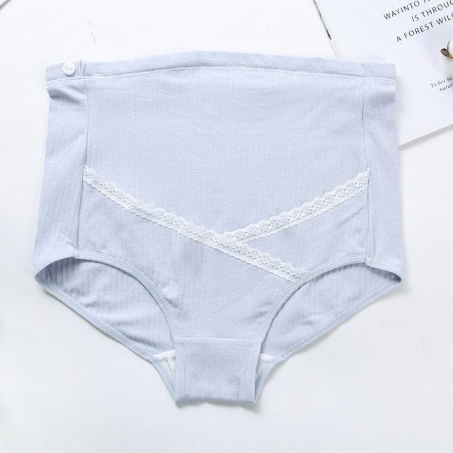 High Waist Maternity Underwear - Pregnant Cotton Breathable Belly Support Women Panties - Comfortable Maternity Panties (D6)(5Z2)(7Z2)