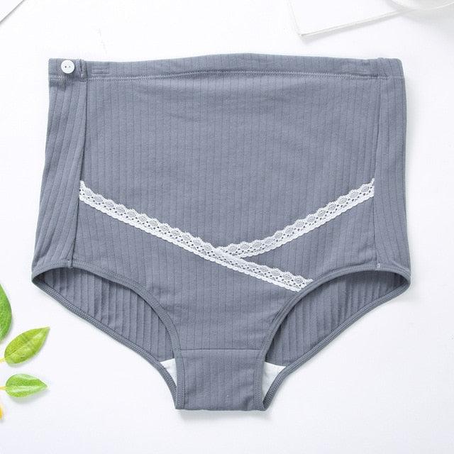High Waist Maternity Underwear - Pregnant Cotton Breathable Belly Support Women Panties - Comfortable Maternity Panties (D6)(5Z2)(7Z2)