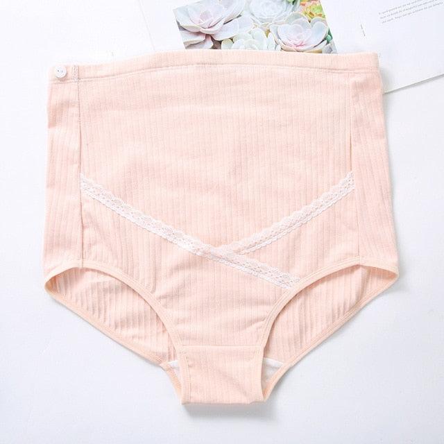 High Waist Maternity Underwear - Pregnant Cotton Breathable Belly Support Women Panties - Comfortable Maternity Panties (D6)(5Z2)(7Z2)