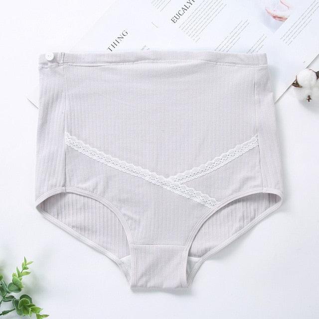 High Waist Maternity Underwear - Pregnant Cotton Breathable Belly Support Women Panties - Comfortable Maternity Panties (D6)(5Z2)(7Z2)