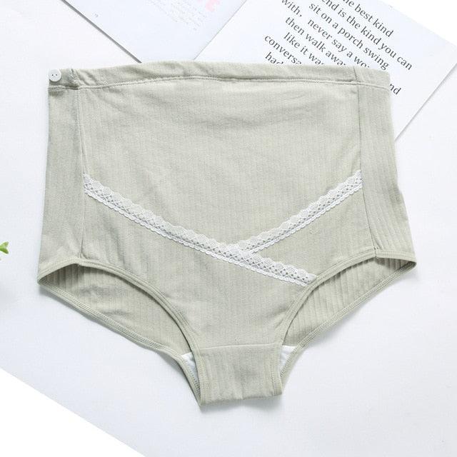 High Waist Maternity Underwear - Pregnant Cotton Breathable Belly Support Women Panties - Comfortable Maternity Panties (D6)(5Z2)(7Z2)