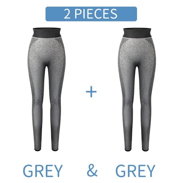 Beautiful High Waist Women Workout Leggings - Fitness Seamless Sports Gym Pants -Sexy Fashion Slim Pants (1U31)(1U24)