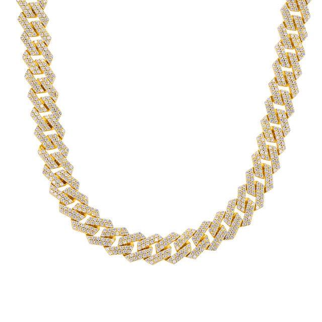 Trending 18MM Bling Heavy CZ Iced Out Miami Cuban Link Chain - Full Crystal Men's Bracelet (D83)(MJ4)