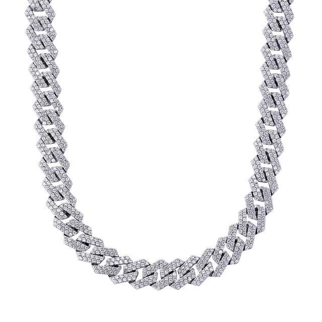 Trending 18MM Bling Heavy CZ Iced Out Miami Cuban Link Chain - Full Crystal Men's Bracelet (D83)(MJ4)
