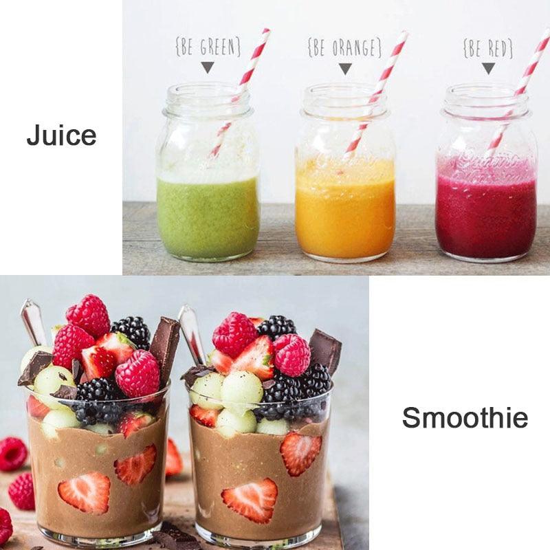 Great Home Electric Juicer Blender - Multifunctional Smoothie Milkshake Baby Food Fruit Retro Juice Maker (H8)