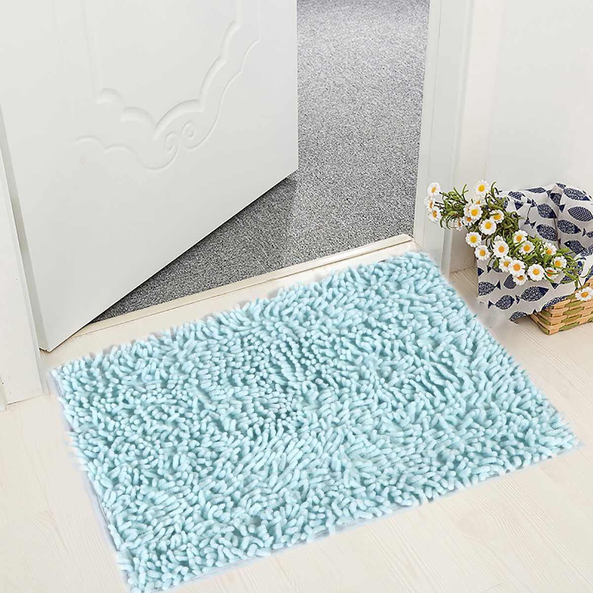Home Nordic Bath Mat Non Slip Thicken Chenille Door Mat Bedroom Bathroom Carpet Rugs 60x90cm Kitchen Toilet Floor (RU4)(RU3)(1U68)