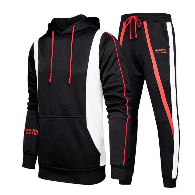Men's Sets Hoodies+pants Two Pieces Sets - Casual Tracksuit - Sportswear Sweatshirt Jogger Suit Sports Suit (TM9)(F101)