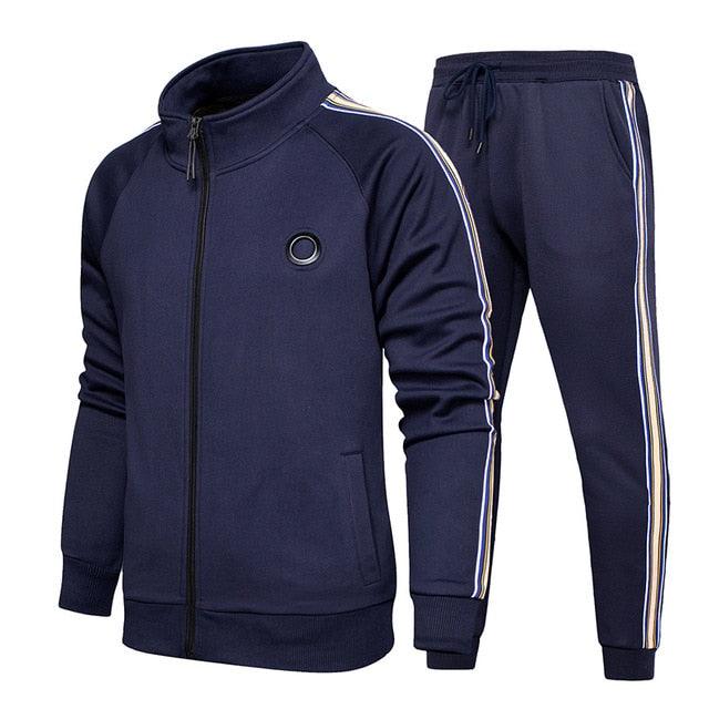 Men's Sets Hoodies+pants Two Pieces Sets - Casual Tracksuit - Sportswear Sweatshirt Jogger Suit Sports Suit (TM9)(F101)