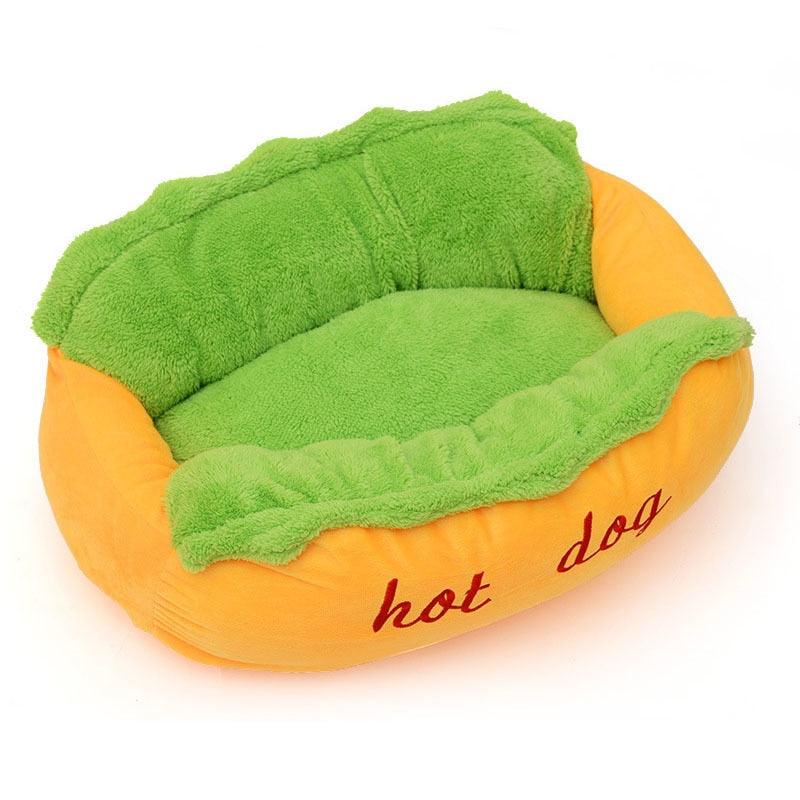 Hot Dog Bed Pet Cute Dog Beds - Small Dogs Warm Cat Sofa Cushion Soft Pet Sleeping Bag Pet Mat (4W3)(6W3)