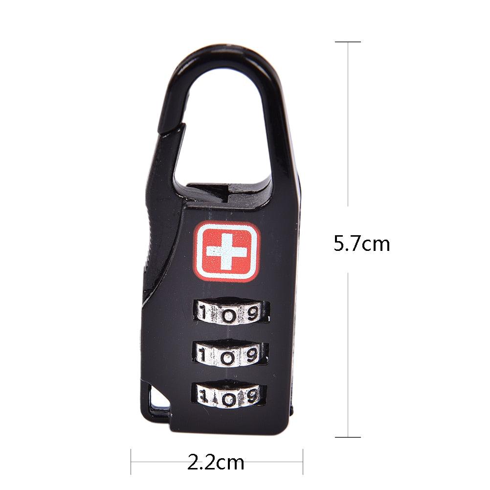 Hot Sale 1PC 3 Digit Combination Password Luggage Code Lock - Mini Suitcase Lock (1U104)